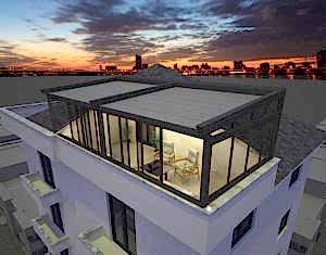 Cafe Kapatma, Raylı Tente