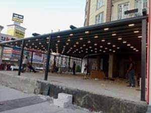 Cafe Kapatma, Raylı Tente