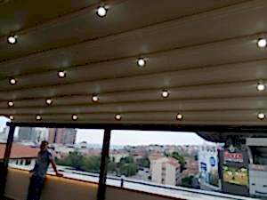 Cafe Kapatma, Raylı Tente